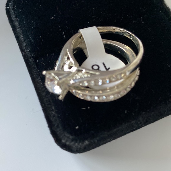 Size 8 wedding ring set new sale - Picture 2 of 3